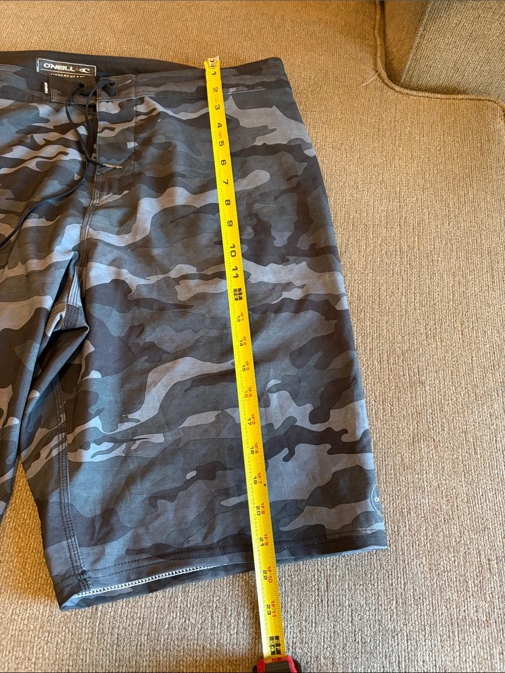 O'Neill Men's Gray Camouflage Board Shorts
